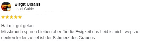 Google-Bewertung von Birgit Ulsahs, 5 von 5 Sternen