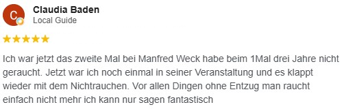 Google-Bewertung von Claudia Baden, Local Guide, 5 von 5 Sternen
