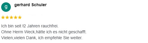 Google-Bewertung von Gerhard Schuler, 5 von 5 Sternen