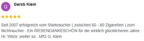 Google-Bewertung von Gersti Klein, 5 von 5 Sternen
