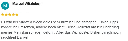 Google-Bewertung von Marcel Witzleben, 5 von 5 Sternen